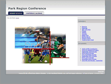 Tablet Screenshot of parkregionconference.org